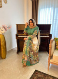 پیراهن زنانه ترک برند جنیفر جنس کرپ اطلسی
