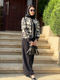 کت لینن خامه دوزی زنانه ترک